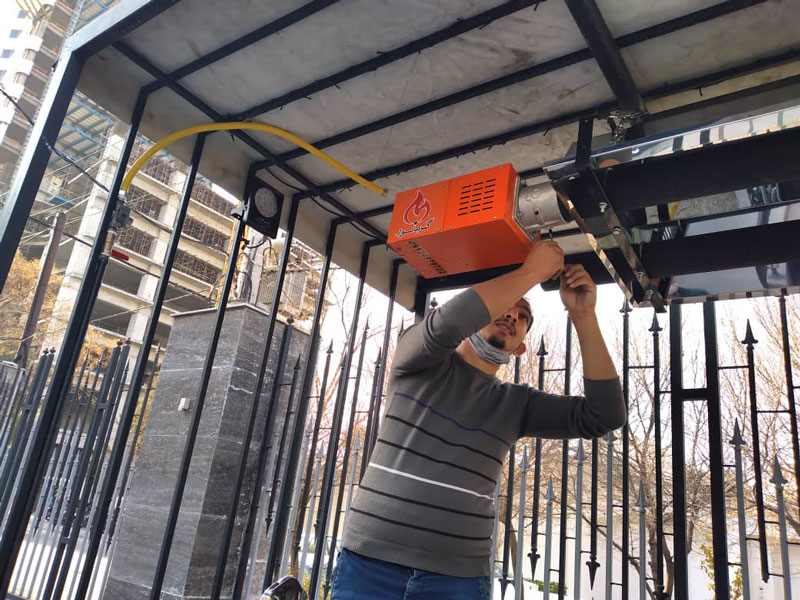 نصب پرده هوا